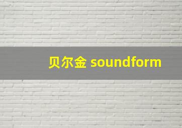 贝尔金 soundform